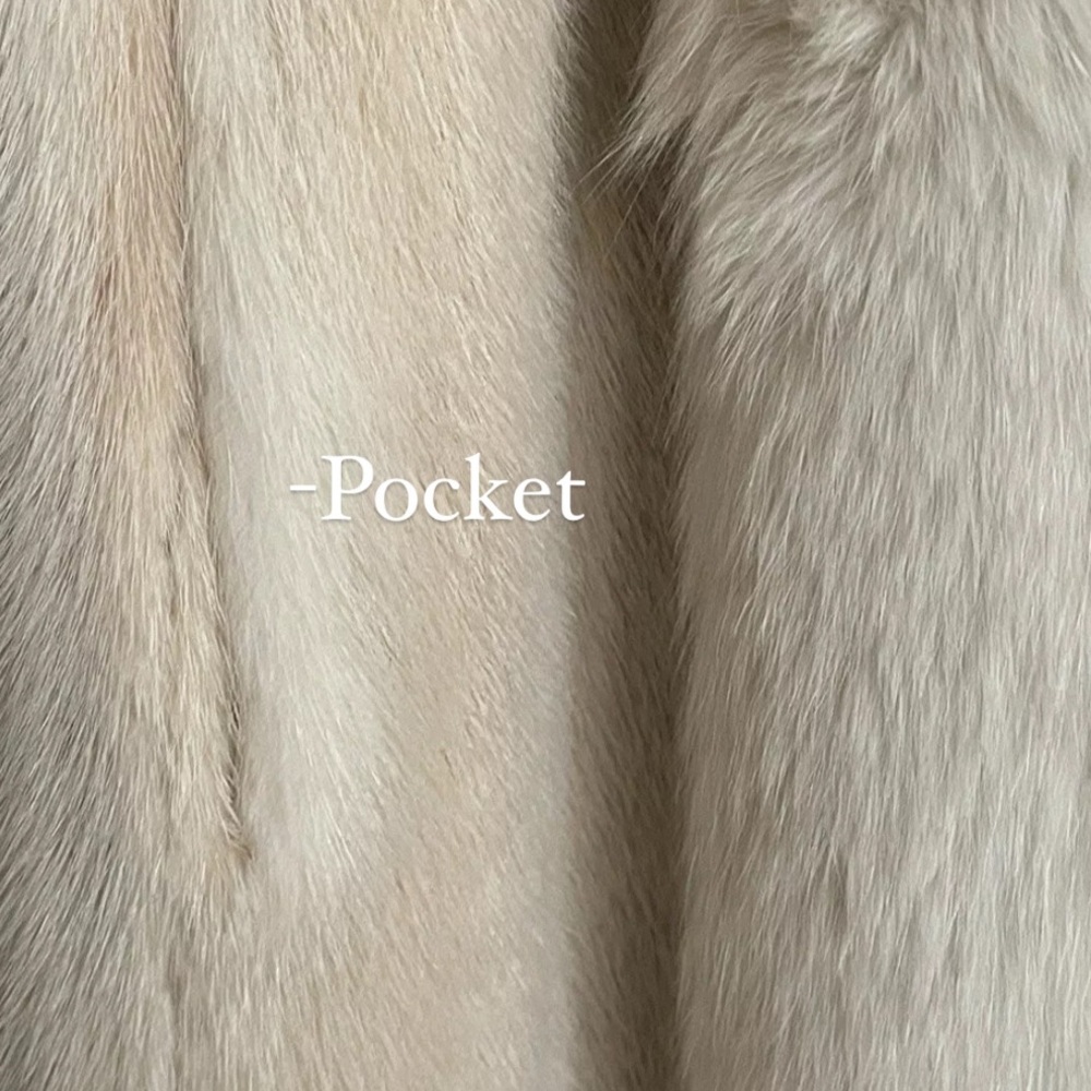 Christian Dior Cream Blush  Mink and Fox Fur Coat - Picture 13 of 16